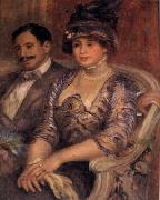 Pierre Renoir M and Mme Bernheim de Villers oil painting